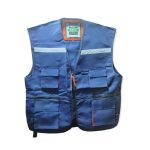 GILET BLEU/NOIR NEO