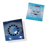 SIPHON 15X15 DROIT INOX FLOOR DRAIN