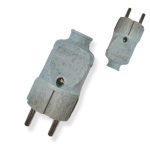 FICHE MALE GRISE  16A/250V    118