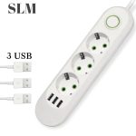 MULTIPRISE 3P + USB COLORFUL SLM