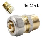 RACCORD PEX 16 MAL GLR