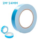 SCOTCH D/F BLEU IPAC 2M*24MM/1MM