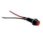 BOUTON POUSSOIR ROND+FIL
