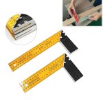 EQUERRE MENUISERIE 25 JAUNE