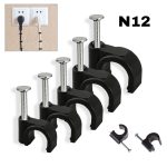ATTACHE CABLE NOIR N12