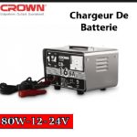 CHARGEUR  BAT  12/24V CT37004(CB-16SA) CROWN