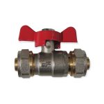 PEX VANNE 16 DOUBLE RACCORD