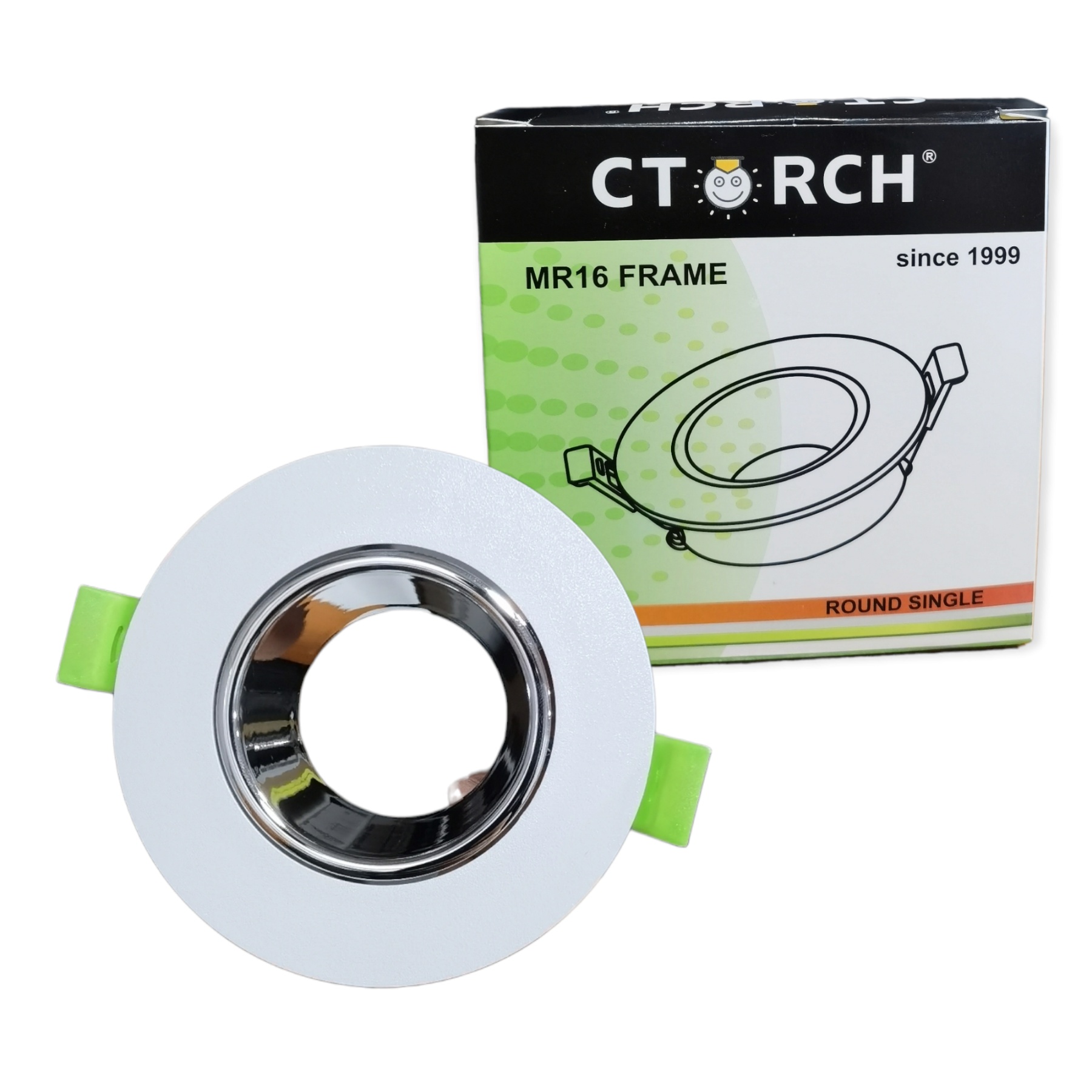 Photo00020660 CARCASSE 1P WHITE/SILVER 110 ROND TORCH – Image 1