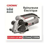 TRANC RAINUREUSE DOUBLE DISQUE 125MM CROWN  CT13525