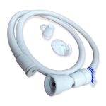 FLEXIBLE DOUCHE 1.5M BLANC/GRIS  EJIM