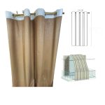 RIDEAU BALCON DOR 1.5X2.2 M
