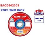 DISQUE 230 1.9MM INOX EMTOP EACD302303