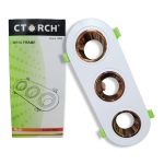 CARCASSE  3P WHITE/ROSE GOLD 109 ROND TORCH