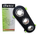 CARCASSE 3P BLACK/SILVER 121 ROND TORCH