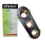 CARCASSE  3P BLACK/ROSE GOLD 118 ROND TORCH