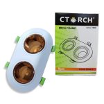 CARCASSE  2P WHITE/ROSE GOLD 108 ROND TORCH