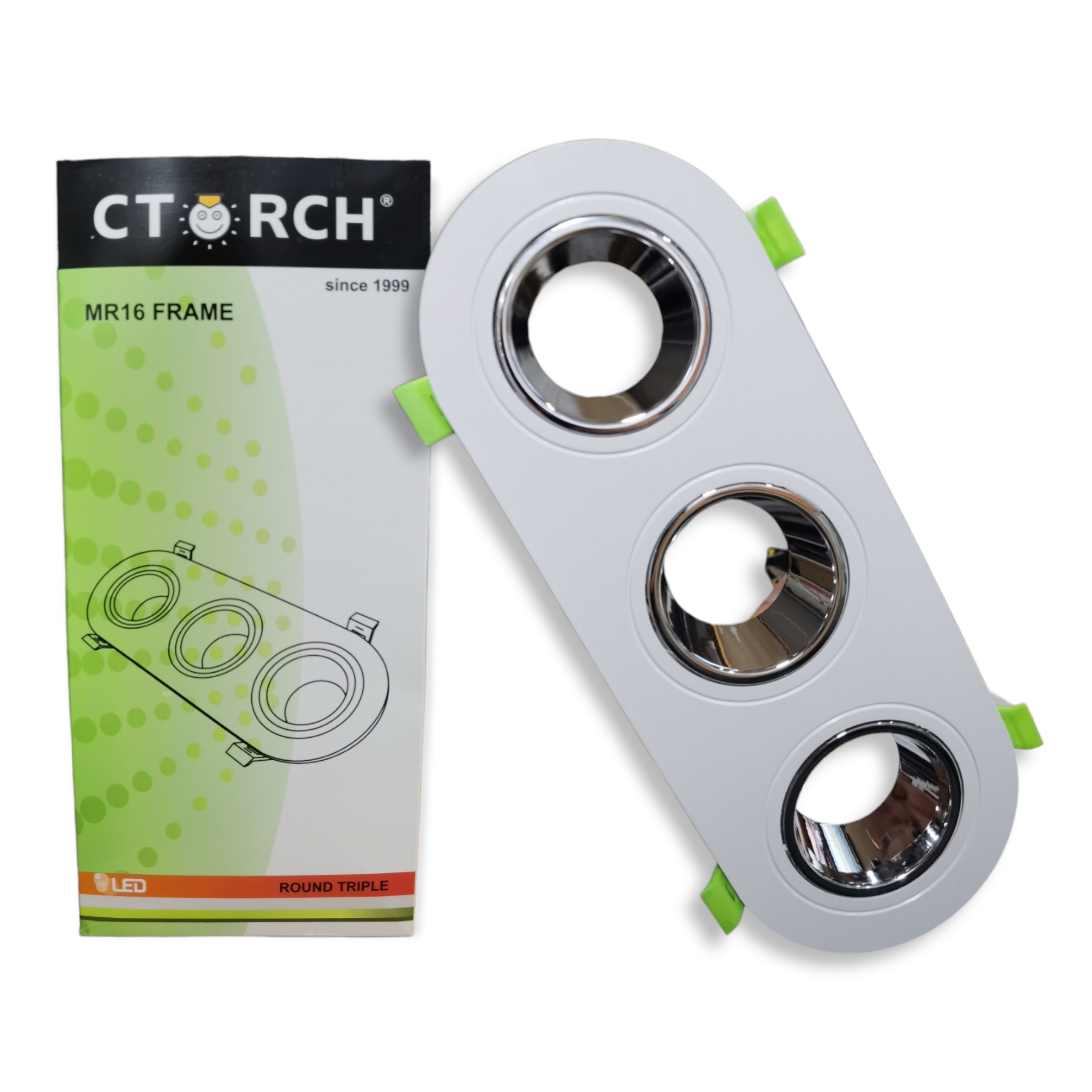 Photo00022298 CARCASSE 3P WHITE/SILVER 112 ROND TORCH – Image 1