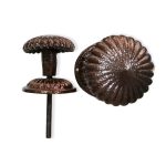 BOULE DE PORTE MARRON