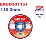 DISQUE METAL 115 3MM EACD301151 EMTOP