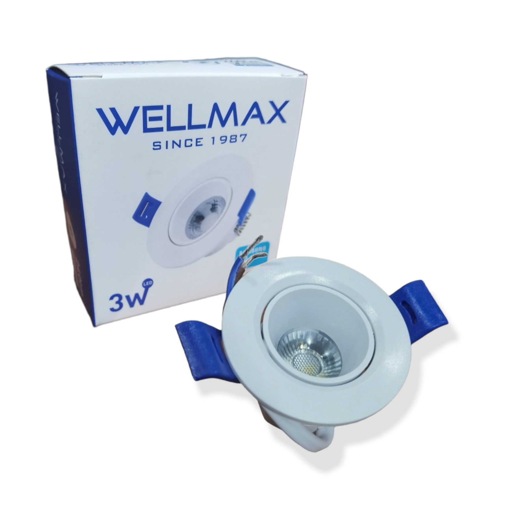 Photo00022510 SPOT 3W ORIENTABLE 240LM BLANC WELLMAX – Image 1
