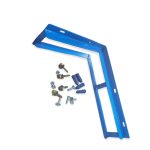 SUPPORT POMPE METAL H BLEU