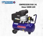 COMPRESSEUR D'AIR 1000W 24L CROSSE