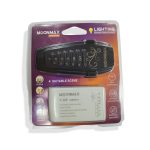 TELECOMANDE BOIT 4 LAMPES NOIR 1CHOIX