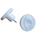 BOUTON PLASTIC BLANC GM