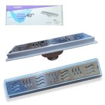 CANIVEAU BYI 40 INOX DROIT