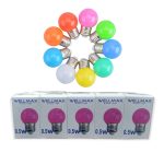 LAMPE LED MINI 0.5W MAUVE WELLMAX