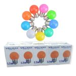 LAMPE LED MINI 0.5W ORANGE WELLMAX