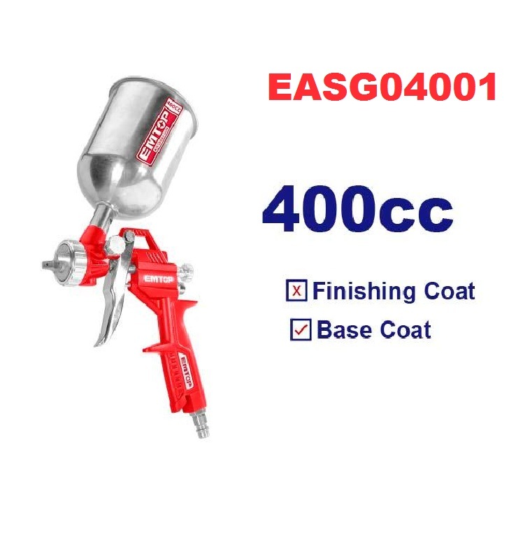 Photo00024441 PISTOLET PEINTURE 400CC EASG04001/ EMTOP – Image 1