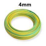 FIL 4MM  JAUNE ET VERT