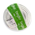 CABLE 2X2.5 SOUPLE BLANC BEGLER