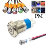 BOUTON AUTO CHROME PM  23021-8