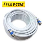 CABLE TV 20M BLANC TELEVES