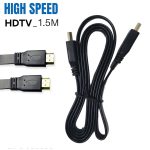 CABLE HDMI 1.5M NOIR 3D HIGH SPEED