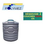 CITERNE 1000L V 2 COUCHES  ROND POLYMEZ