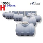 CITERNE 1500L H 3 COUCHES  POLYMEZ