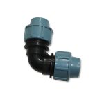 COUDE PEHD 25 DOUBLE RACORD