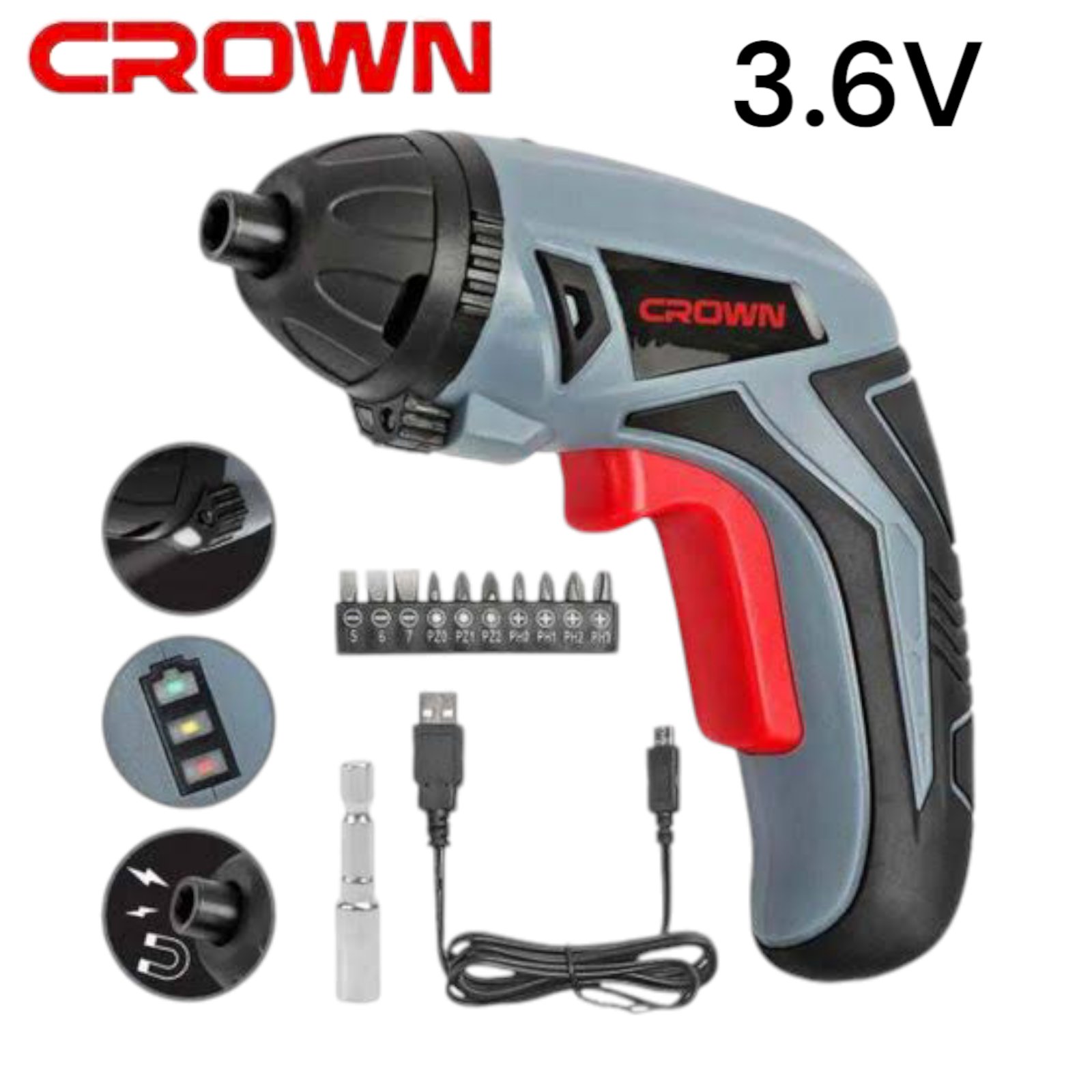 Photo00025533-1 VISSEUSE ELE 3.6V NEW CT22055 CROWN – Image 1