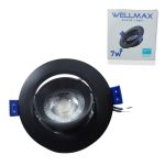 SPOT 3W C.O.B MINI NOIR (JAUNE) WELLMAX