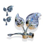 FLEUR TRINGLE JEUX 2PCS  CHROME G/D