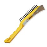 BROSSE METALIQUE JAUN ORANGE +RAC NTB