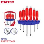 JEUX TOURNEVIS 6 PCS ESSTGT0601 EMTOP