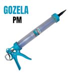 PISTOLET SILICONE TRANSP GOZELA PM