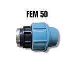 RACCORD PEHD FEML 50