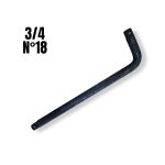 BRAS CLIQUET 3/4 NOIR 500 N°18