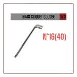 BRAS CLIQUET COUDEE 1/2 N°16 (40)