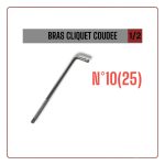BRAS CLIQUET COUDEE 1/2 N°10 (25)